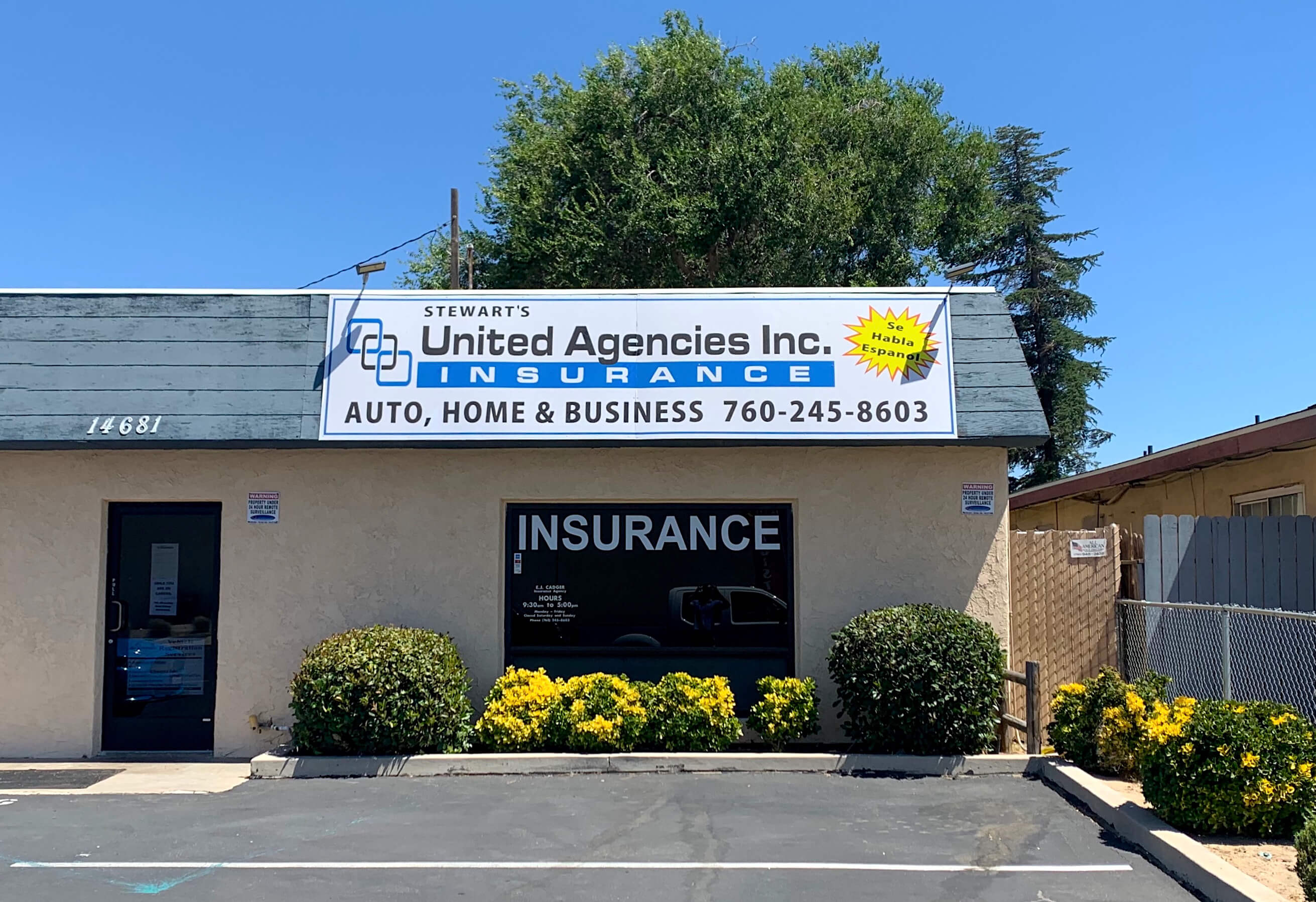 Contact Stewart's United Agencies Insurance Barstow & Victorville, CA